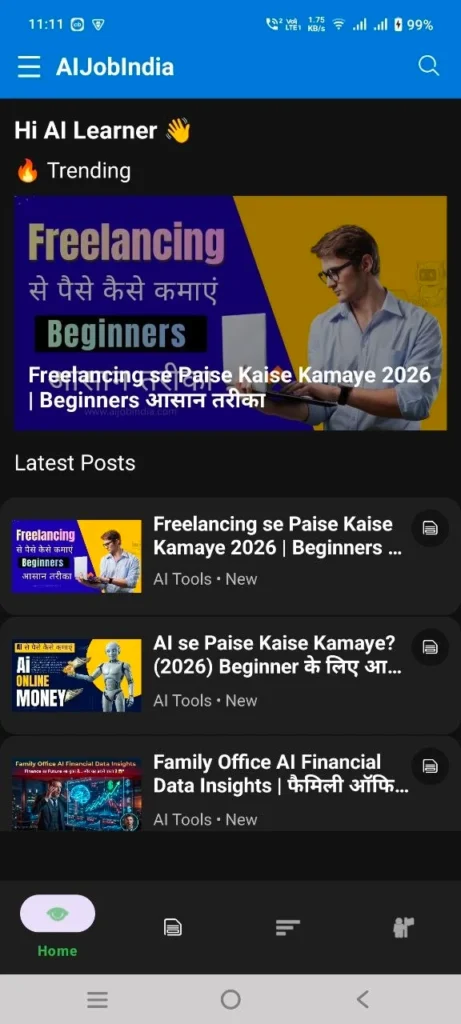 aijobindia.com app view android mobile